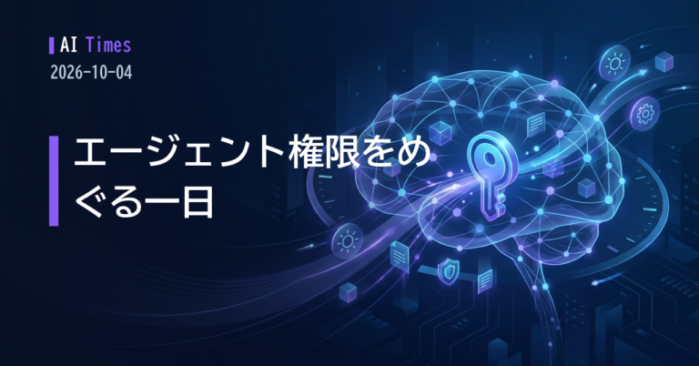 エージェントの権限が焦点に — OpenAI安全担当者の退職表明、AppleのフルディスクアクセスとMuse無償提供（2026年10月4日）【2026.10.04】